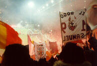 L'ingresso in campo