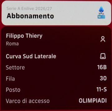 abbonamento 2026/27